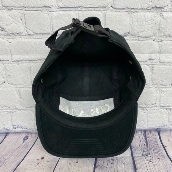 Grail Baseball Hat Army Cap Style Men Five Panel Strap Back Embroidered Black - Picture 7 of 9